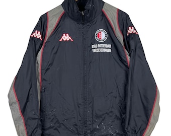 Vintage Kappa Feyenoord Rotterdam vindjacka - storlek Small
