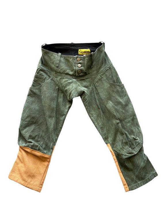 80s Vintage Cristopher Nemeth Duck Canvas 3D Cut Pant Made in