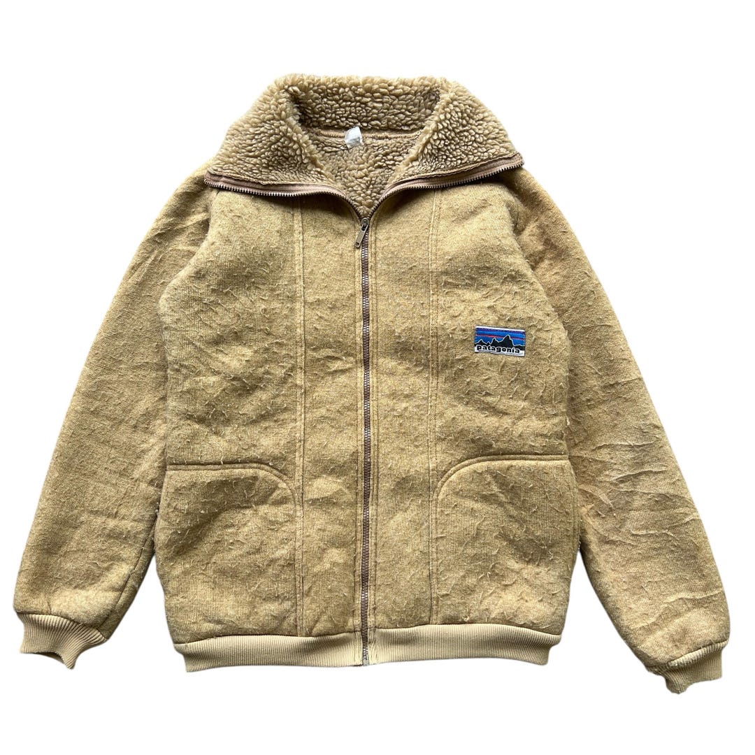 Archives Rare Vintage 70s Patagonia Pile Jacket Made in Usa Size M
