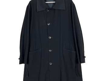 Abrigo Yohji Yamamoto Noir Garbine, fabricado en Japón - Talla 3