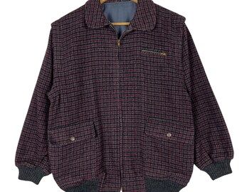 ジャケット・アウター b-15d jacket hope mfg Vintage US MAC HOPE Made in Japan Embroidery Big Logo