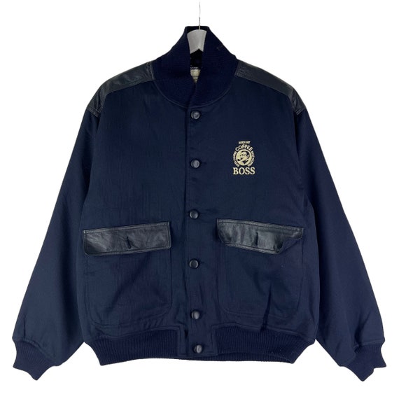 Vintage 90s Suntory boss padded bomber jacket - image 1