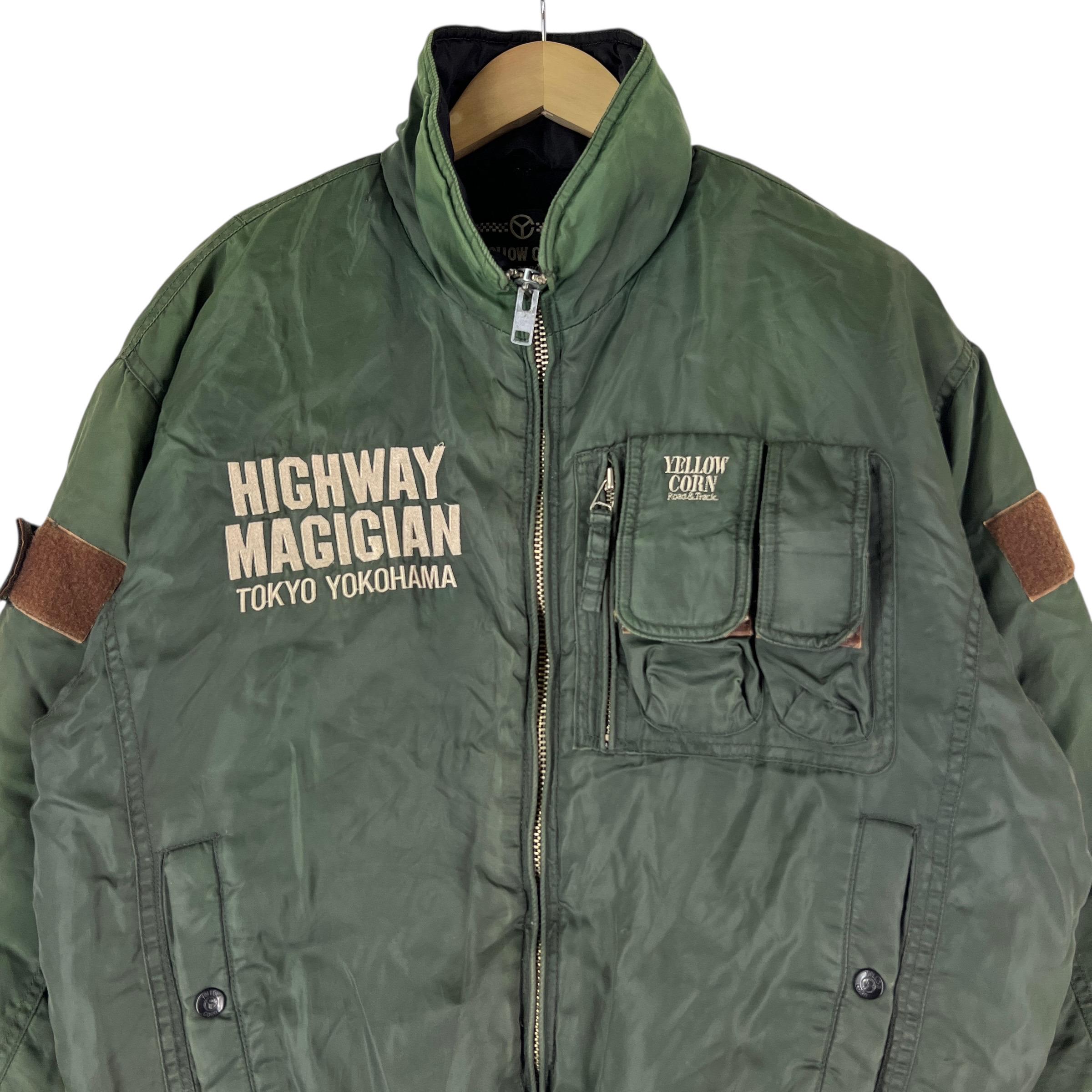 Vintage Yellowcorn Highway Magician Tokyo Yokohama Bomber Jacket