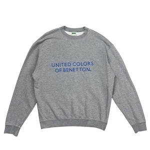 Vintage United Colors Of Benetton Embroidery Sweatshirt Made In Italy Size S