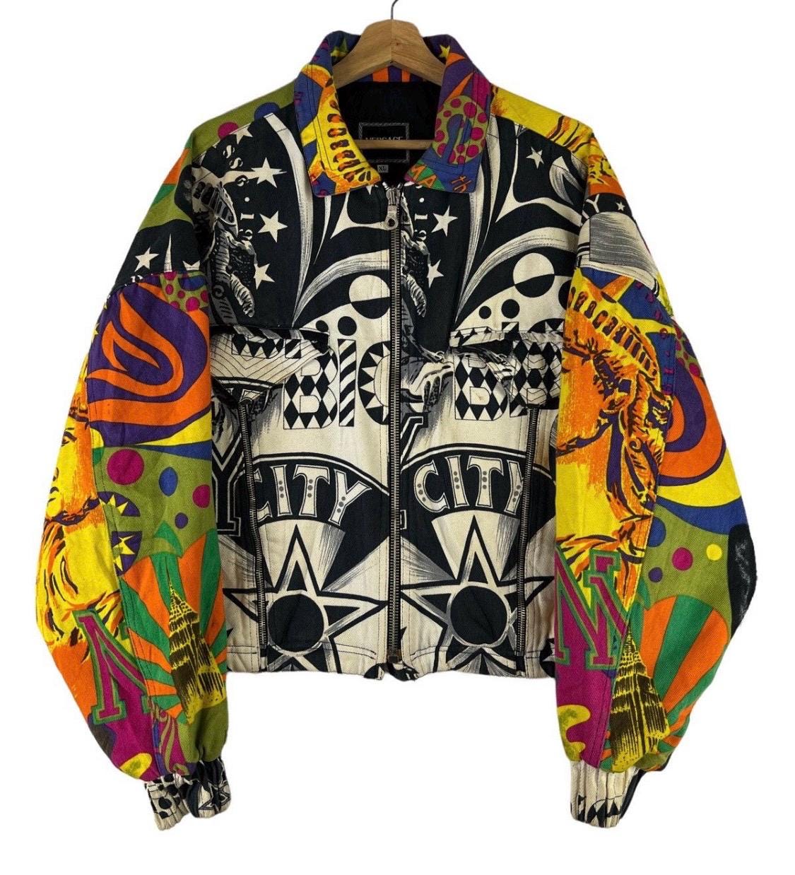 Rare Vintage 80s 90s Versace Jeans Couture Liberty New York Rare Vintage 80s 90s Versace Jeans Couture Liberty New York