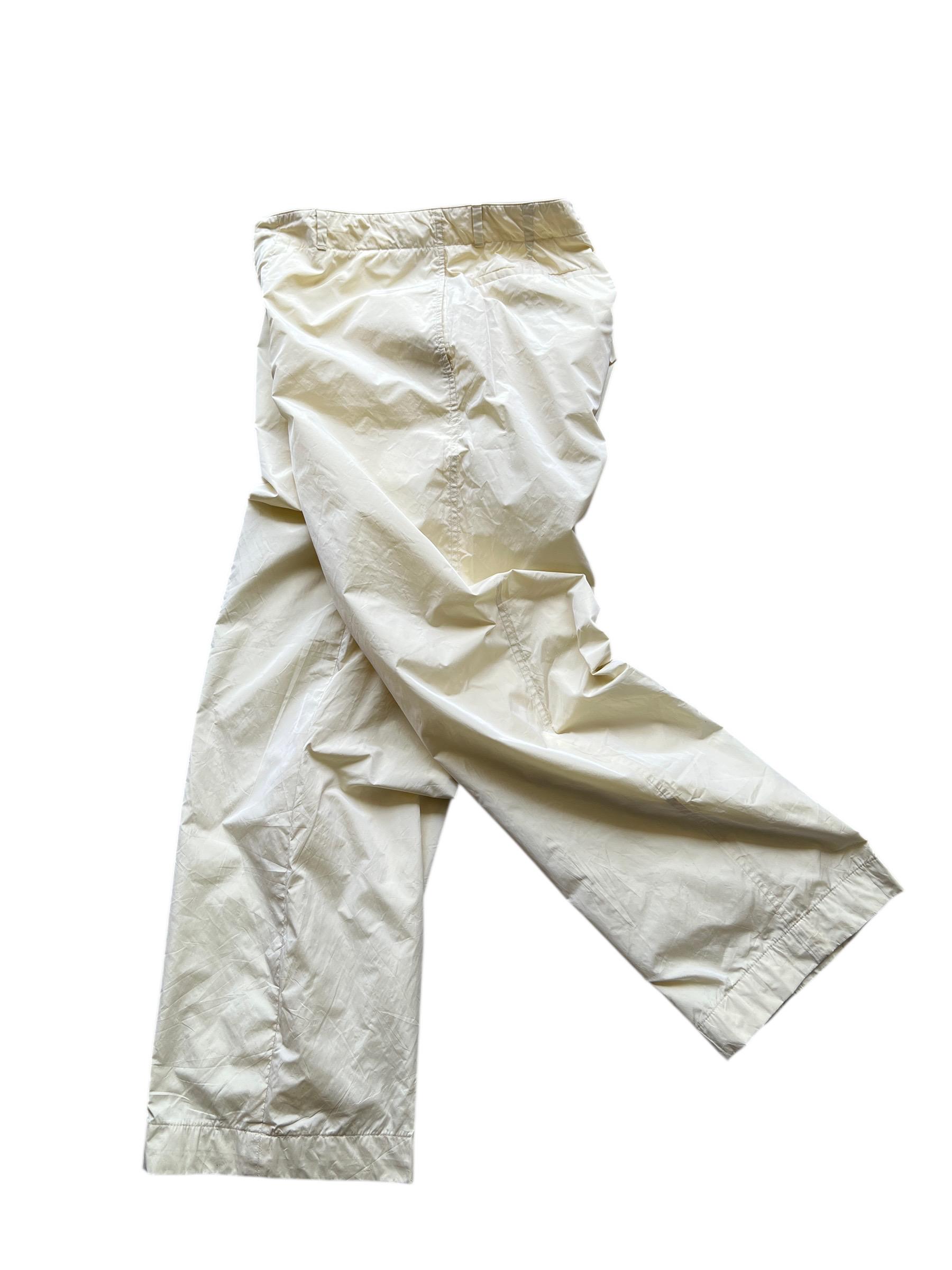 12aw raf simons期 JILSANDER Trousers Jil Sander Silk Nylon Trousers - Raf Simons Collection - Size 35