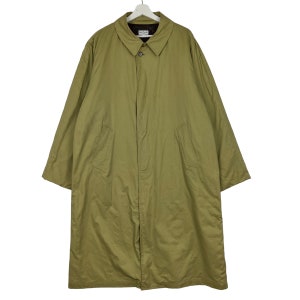 Vintage Paul Smith Single Button Trench Coat Quilted liner Size M