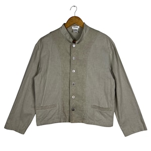 新品 Plantation イッセイミヤケ コットン ノーカラー ジャケット 楽天市場】ノーカラージャケット（ブランドイッセイミヤケ