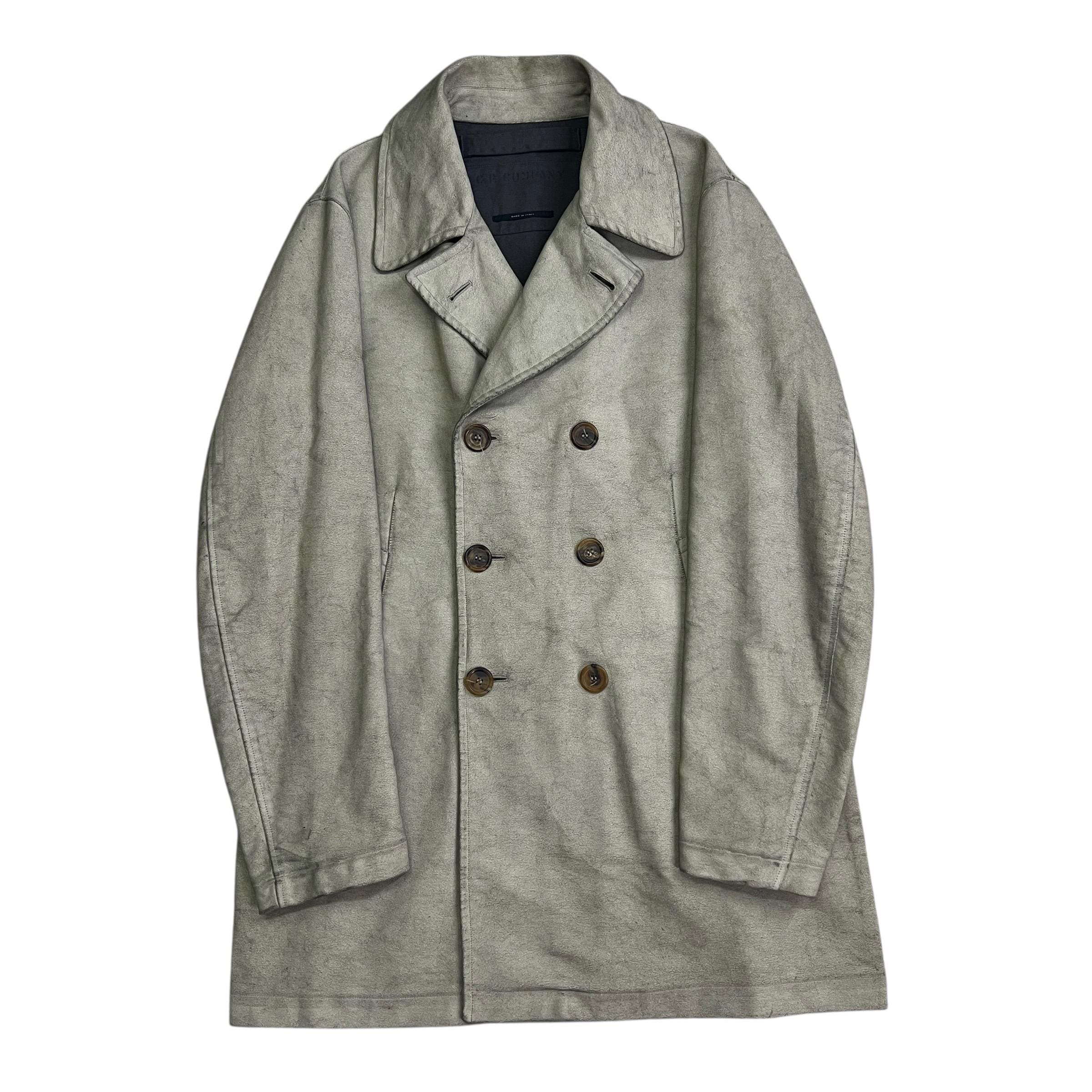 Vintage Double Breasted Moleskin Jacket - Etsy