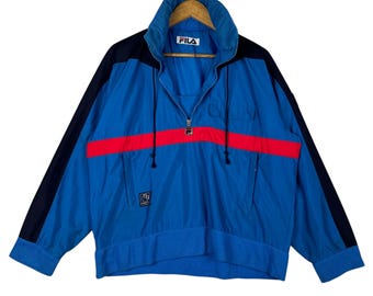 Vintage Fila Goretex anorakjack met halve rits - maat M