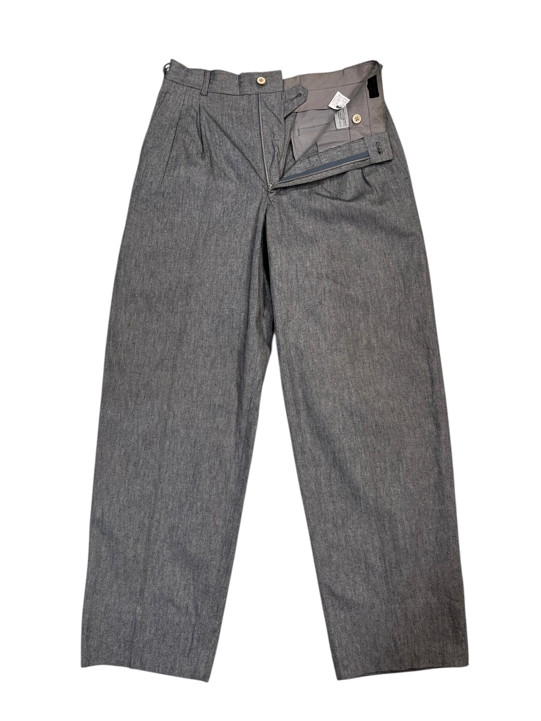 80年代　コムデギャルソンオム　綿パンツ 80年代 コムデギャルソンオム 綿パンツ