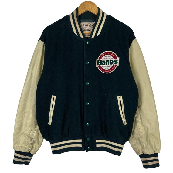 ジャケット・アウター namesake househole varsity bomber jacket PICK!! Vintage Hanes Varsity Bomber Stadium Jacket