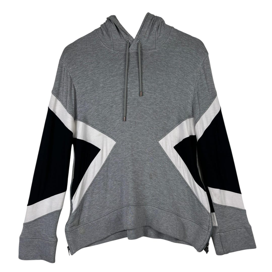 Neil Barrett Slim Fit Modernist Hoodie Zipper Made in Portugal