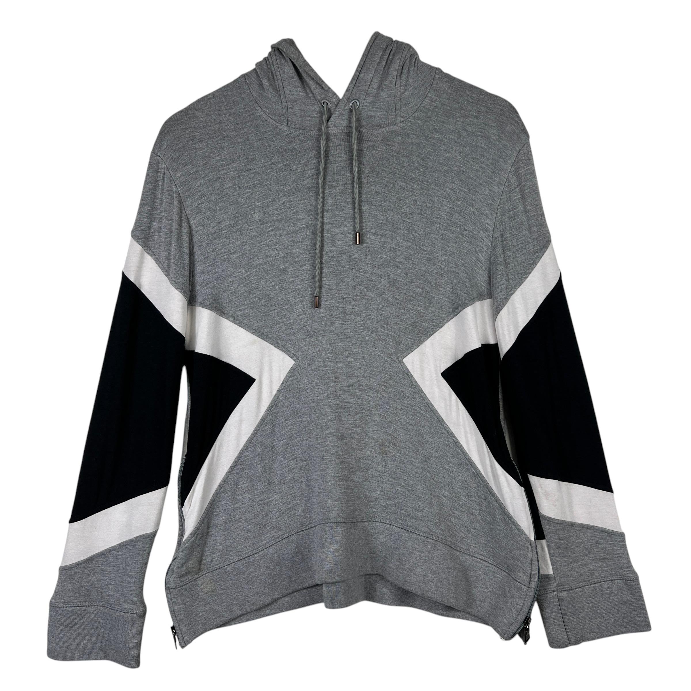 Neil Barrett Slim Fit Modernist Hoodie Zipper Made in Portugal