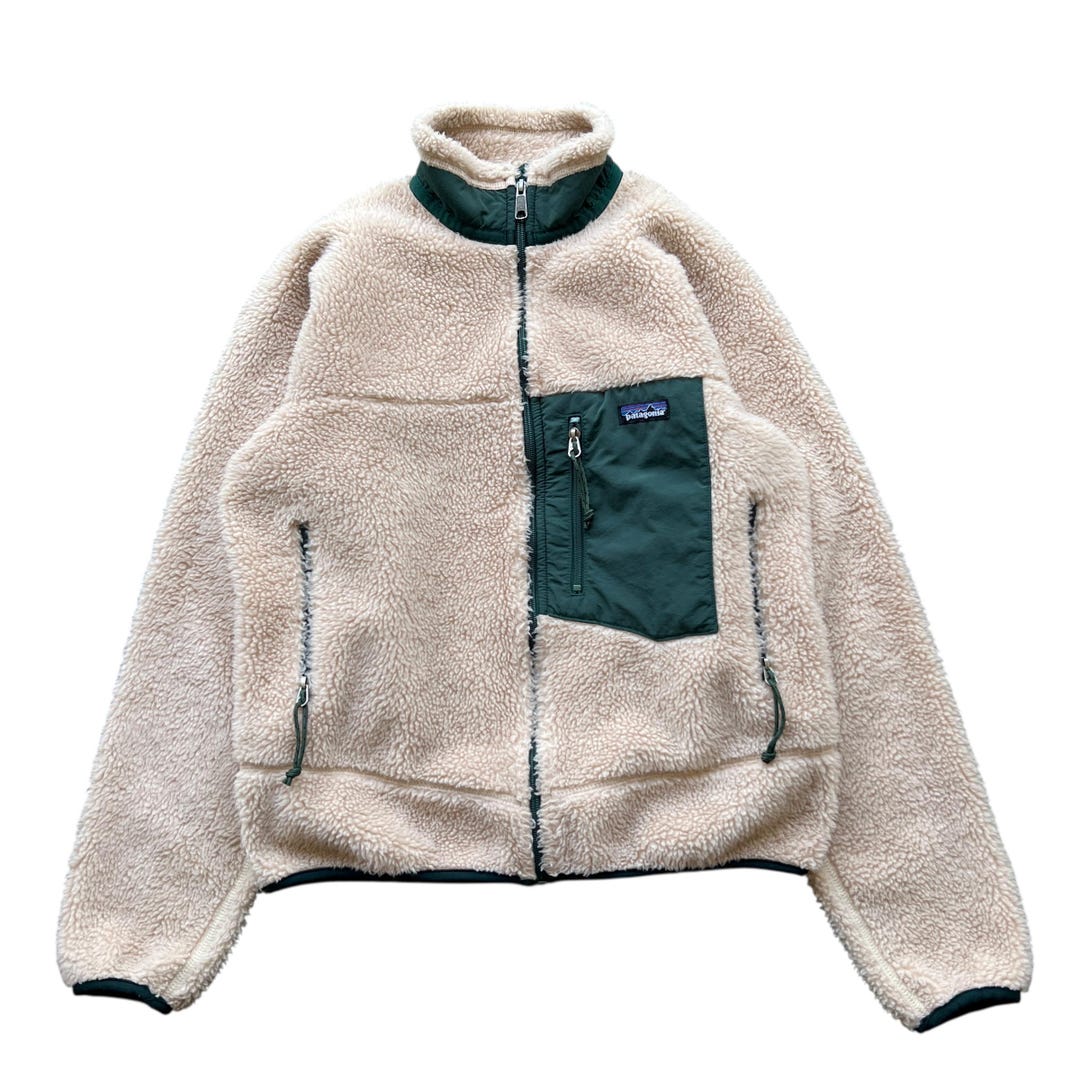 Vintage 1999 Patagonia Retro X Deep Pile Fleece Jacket Made in Usa