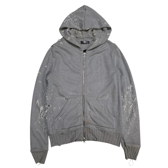 Pick' Rare Amiri Shotgun Zip up Hoodie Made in Usa Size Medium