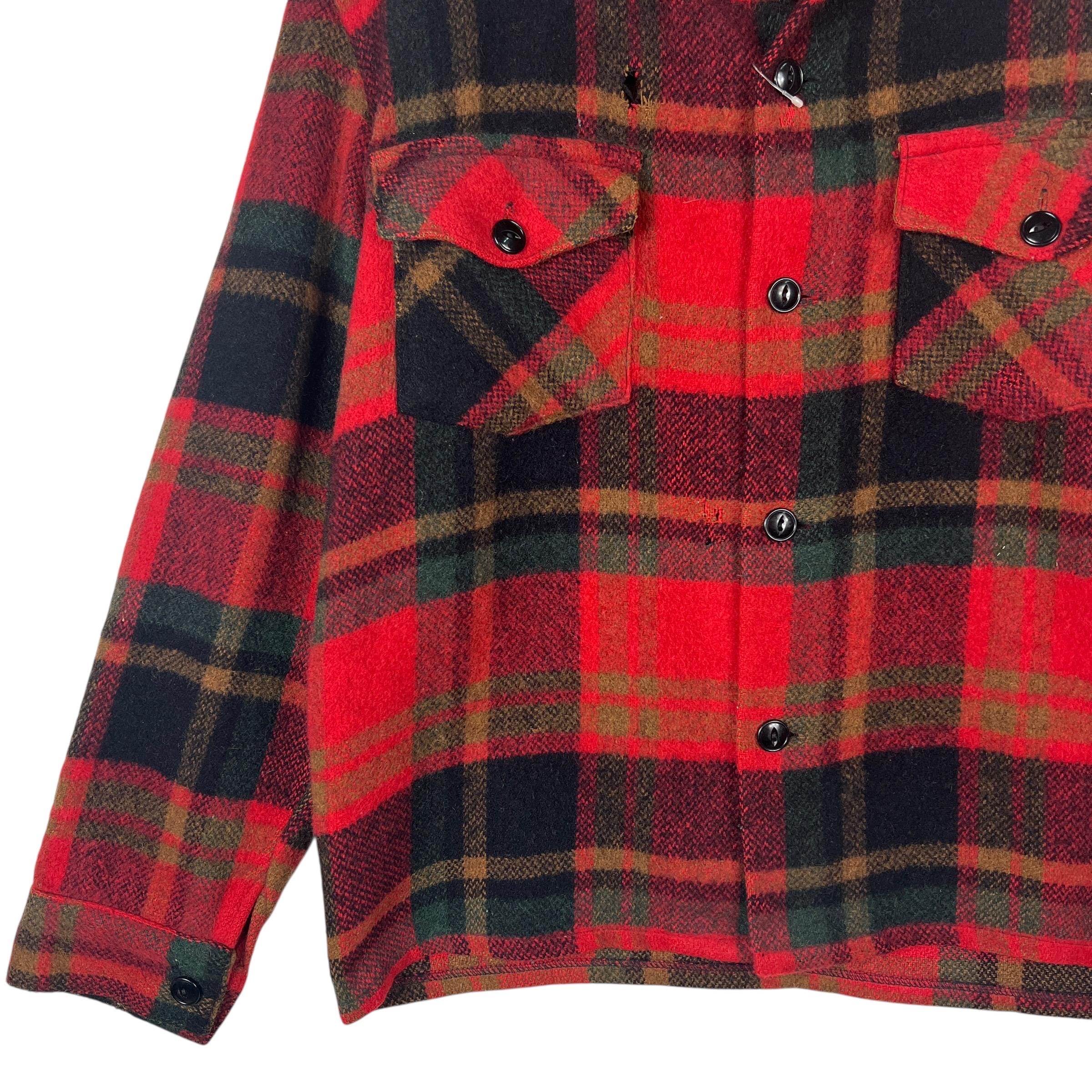 Vintage 50s Buffalo Plaid Check Cpo Jacket - Etsy
