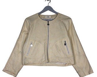 Vintage Courreges Paris Shawl Zipper Jacket