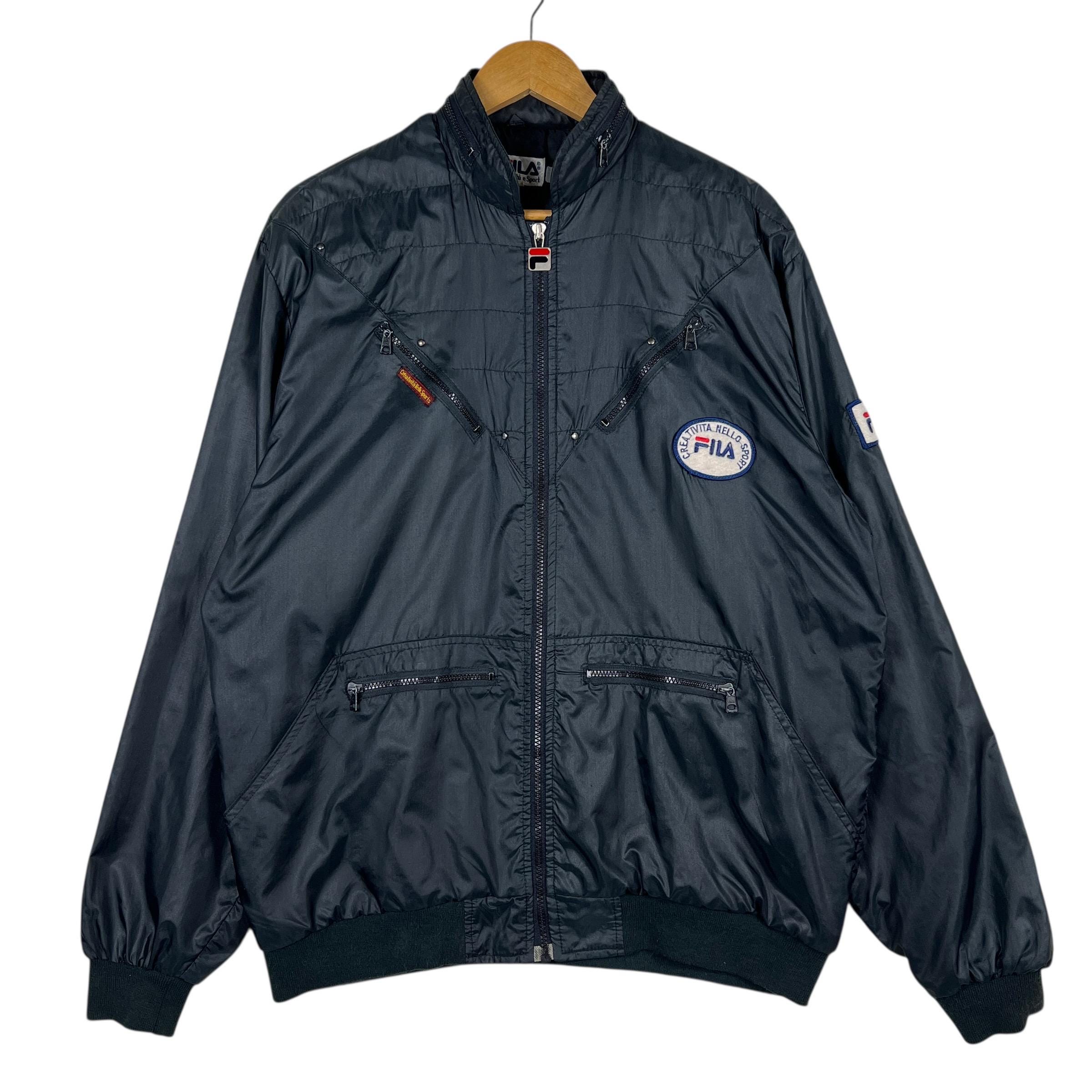 ヴィンテージ Fila Creativita Nello Sport ジッパー ライト