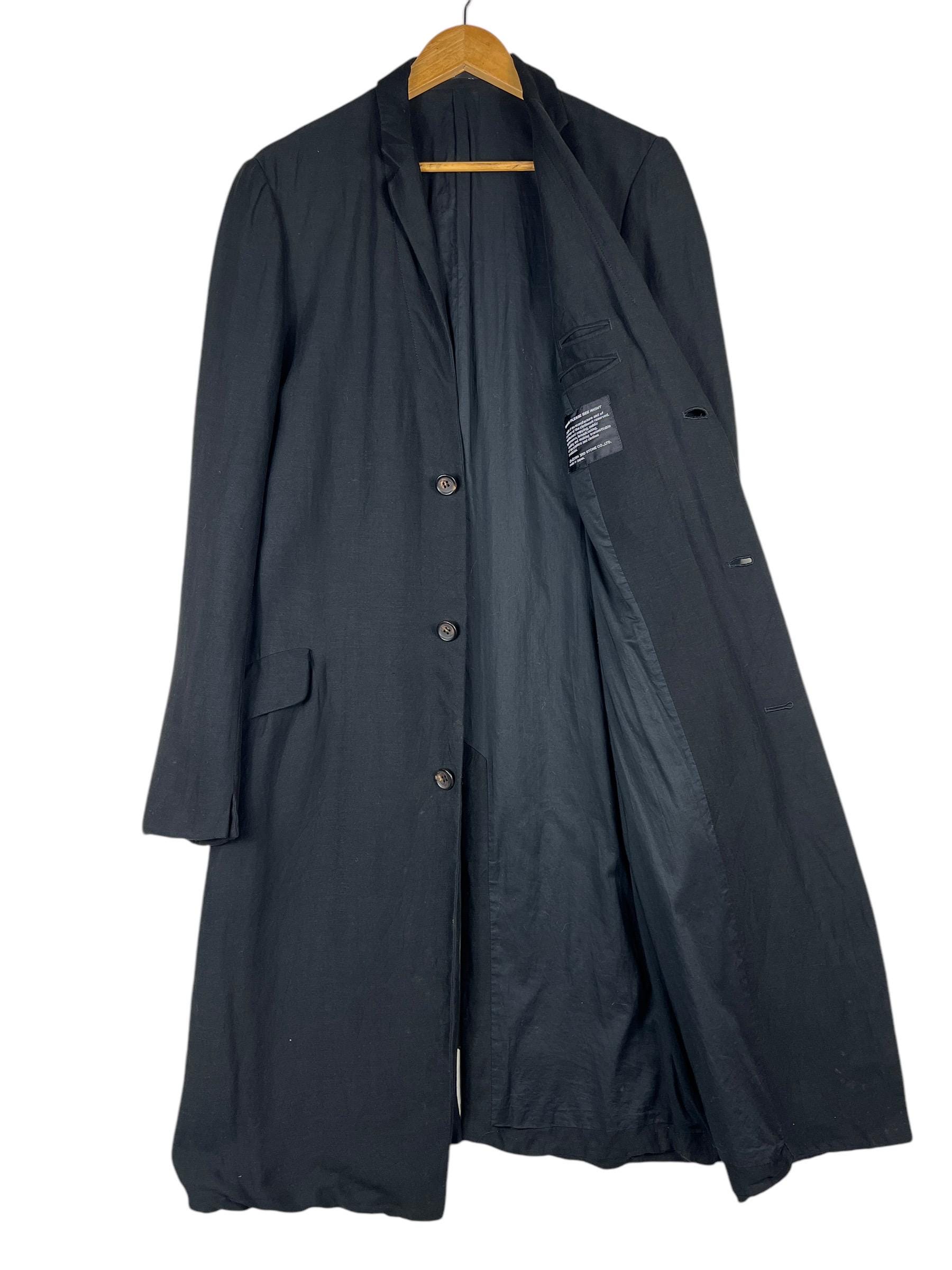 Vintage Julius 7 Viscose Linen Coat, Avant Garde Jacket (size S 