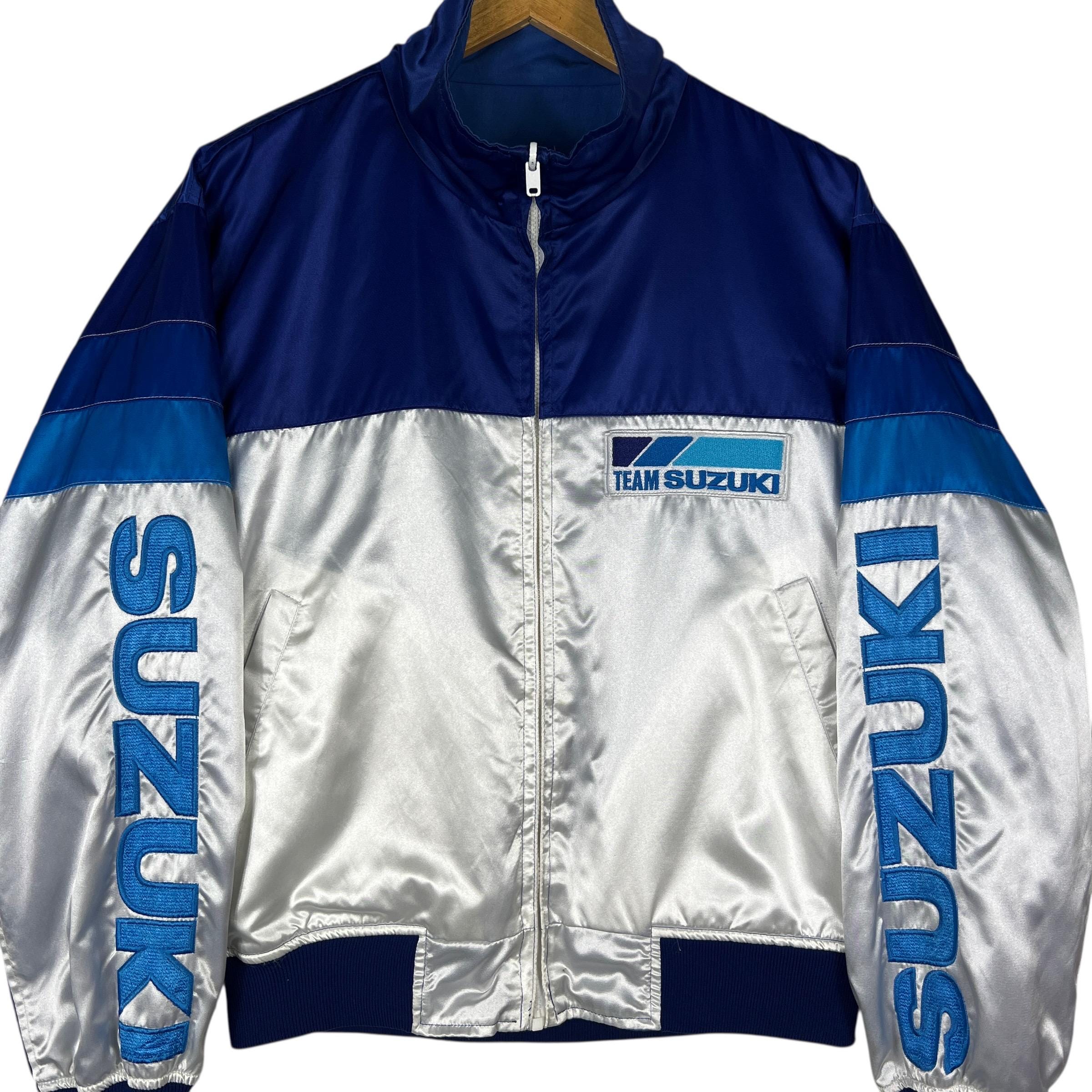 Vintage Suzuki Racing Team Reversible Bomber Jacket Made in Japan