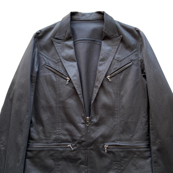 Pick" Japanese Avant Garde ' Shellac ' Multi Zipp… - image 3