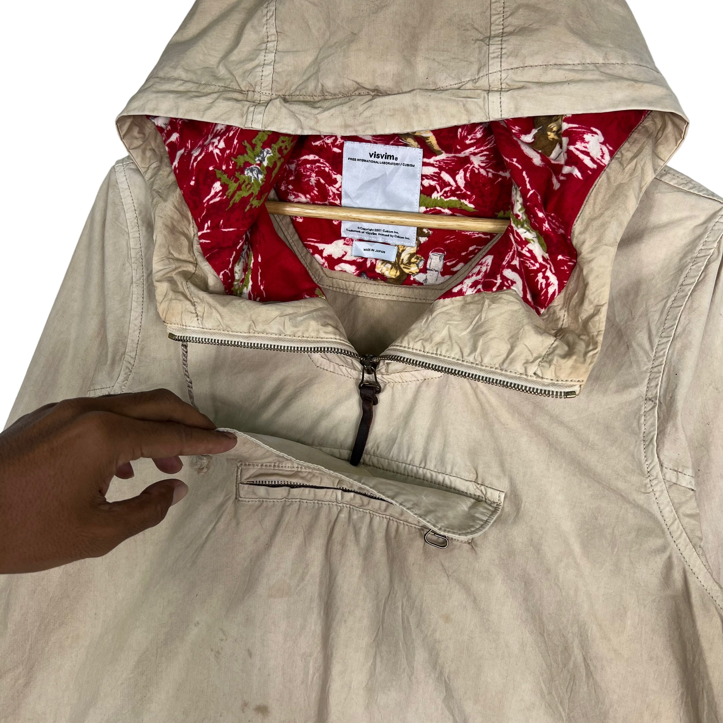 Visvim Nakota Anorak Parker in Beige Mountain Parka Made in Japan 