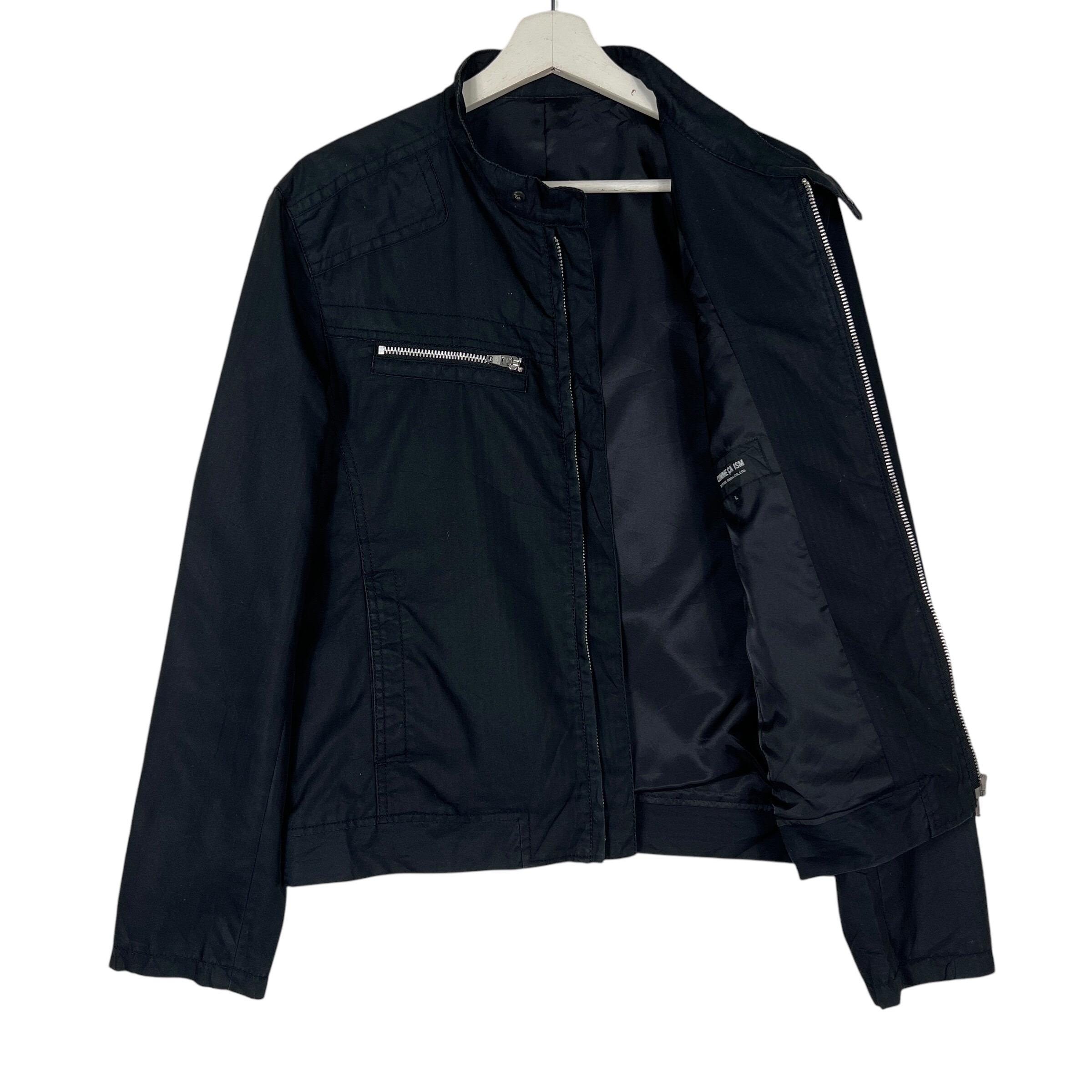 Pick Japanese Brand Comme Ca Ism Moto Rider Zipper Cotton Jacket  display picture 1