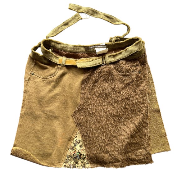 UNDERCOVER MELTING POT期 skirt archive Undercover Jun Takahashi Deconstructed Skirt - Melting Pot