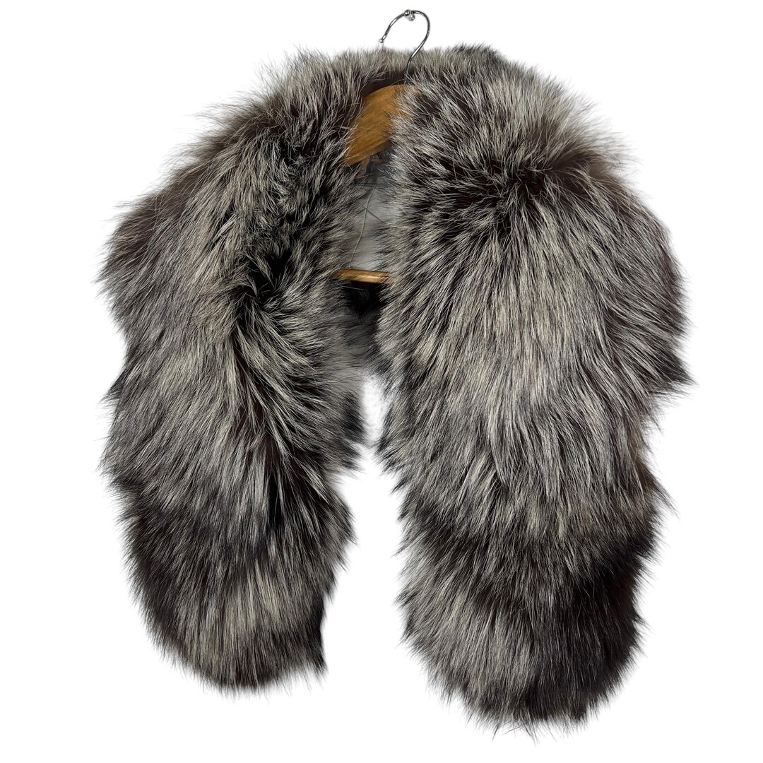 Saga Fox 襟巻きTrim Besatz Garniture Rare Saga Fox Trim Besatz Garniture Collar Shoulder Scarf