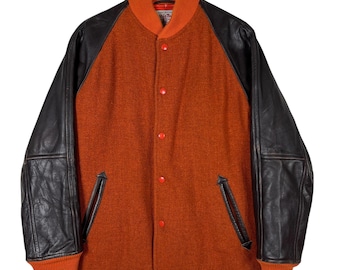 Vintage Paul Smith X Harris Tweed Varsity Bomber Jacket Size M
