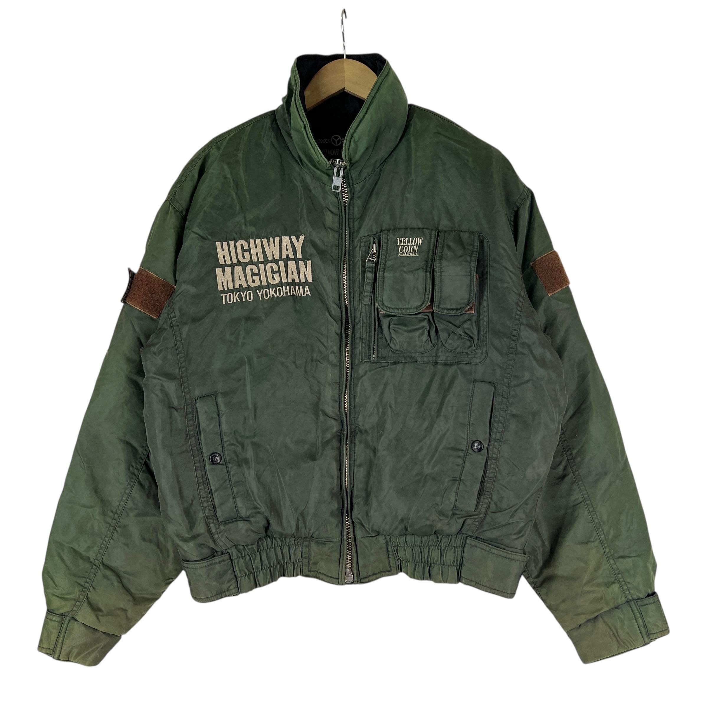 Vintage Yellowcorn Highway Magician Tokyo Yokohama Bomber Jacket