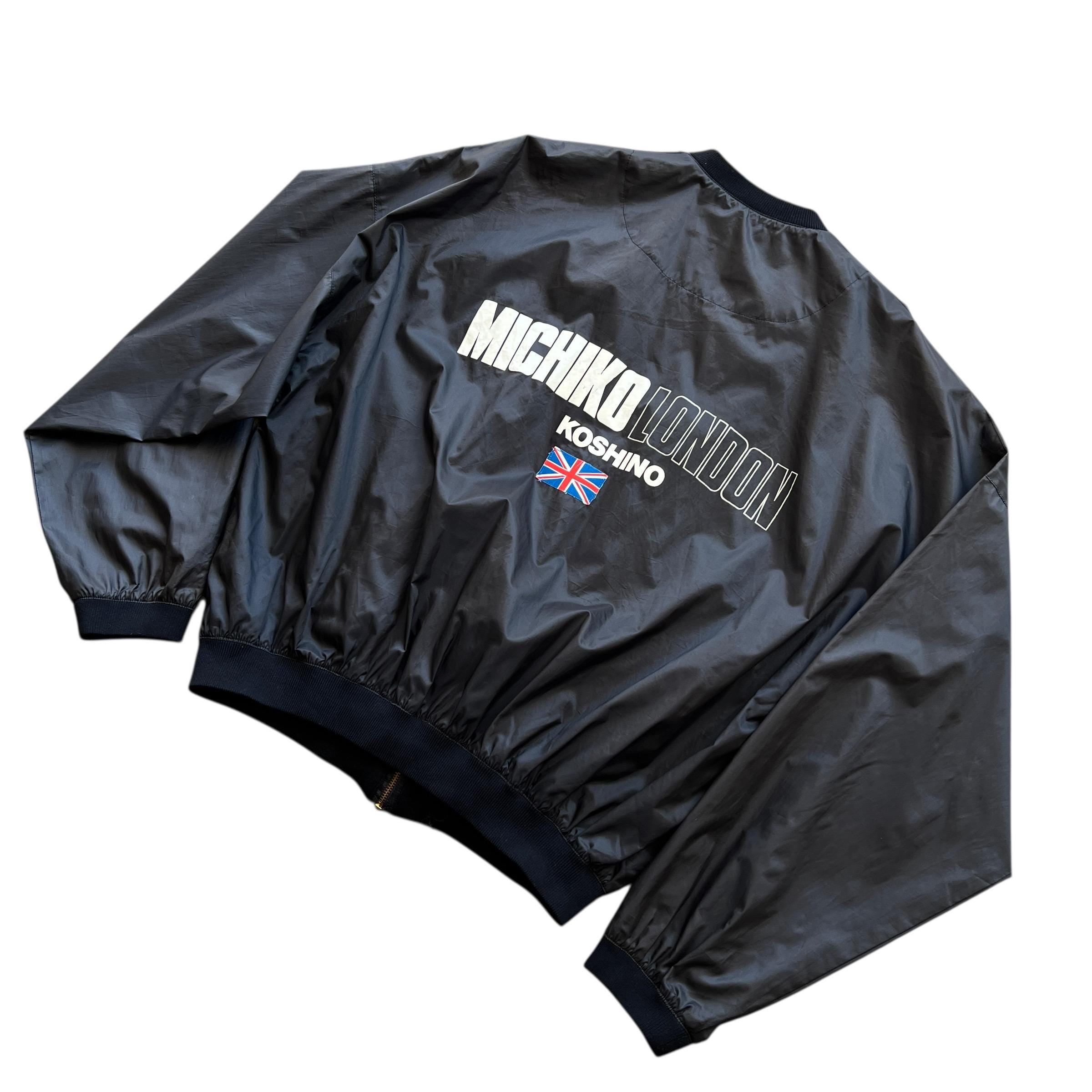 Rare Vintage Michiko Koshino London Nylon Light Bomber Jacket