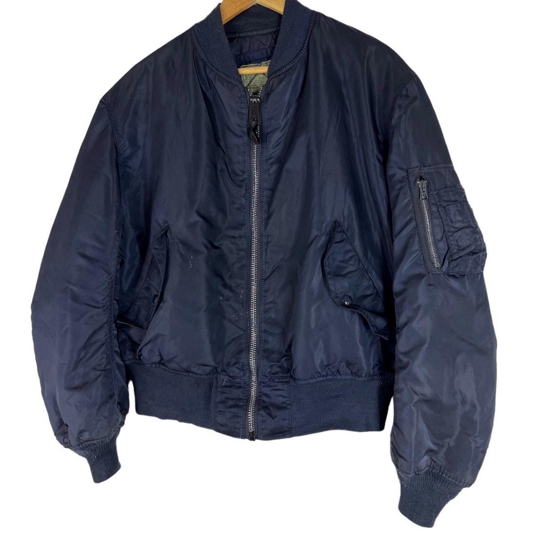 Vintage Usaf Ma 1 Alpha Industries Bomber Jacket Made in Usa Size