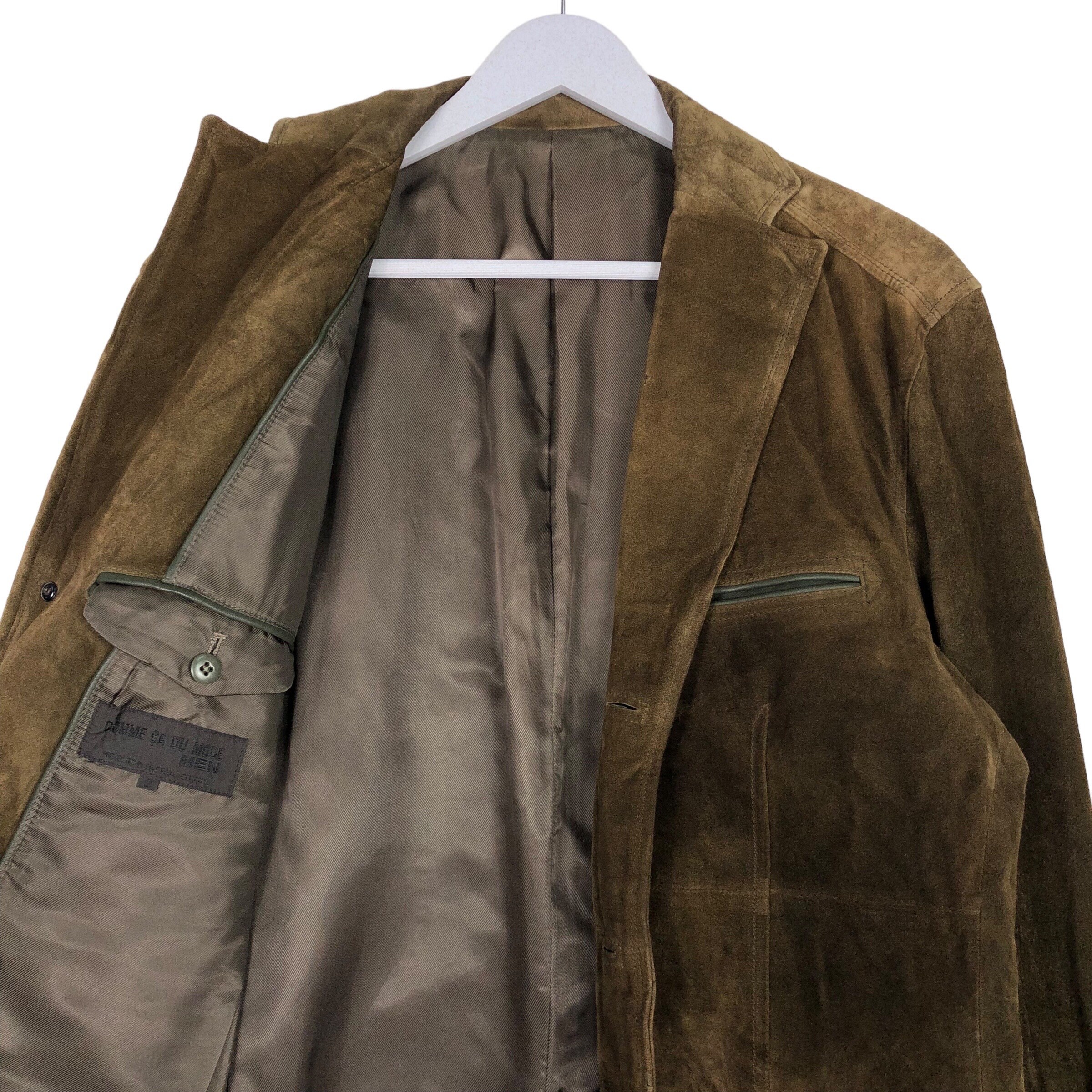 Vintage Comme Ca Du Mode Men Cowhide Leather Suit Lazer Vintage Comme Ca Du Mode Men Cowhide Leather Suit Lazer