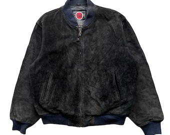 90年代のランニングレザージャケット、ラッキーストライクチーム