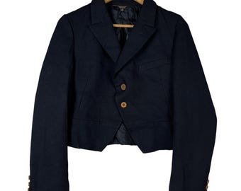 Vintage Comme Des Garcons Crop Blazer - Rei Kawakubo AD2004 - Made in Japan