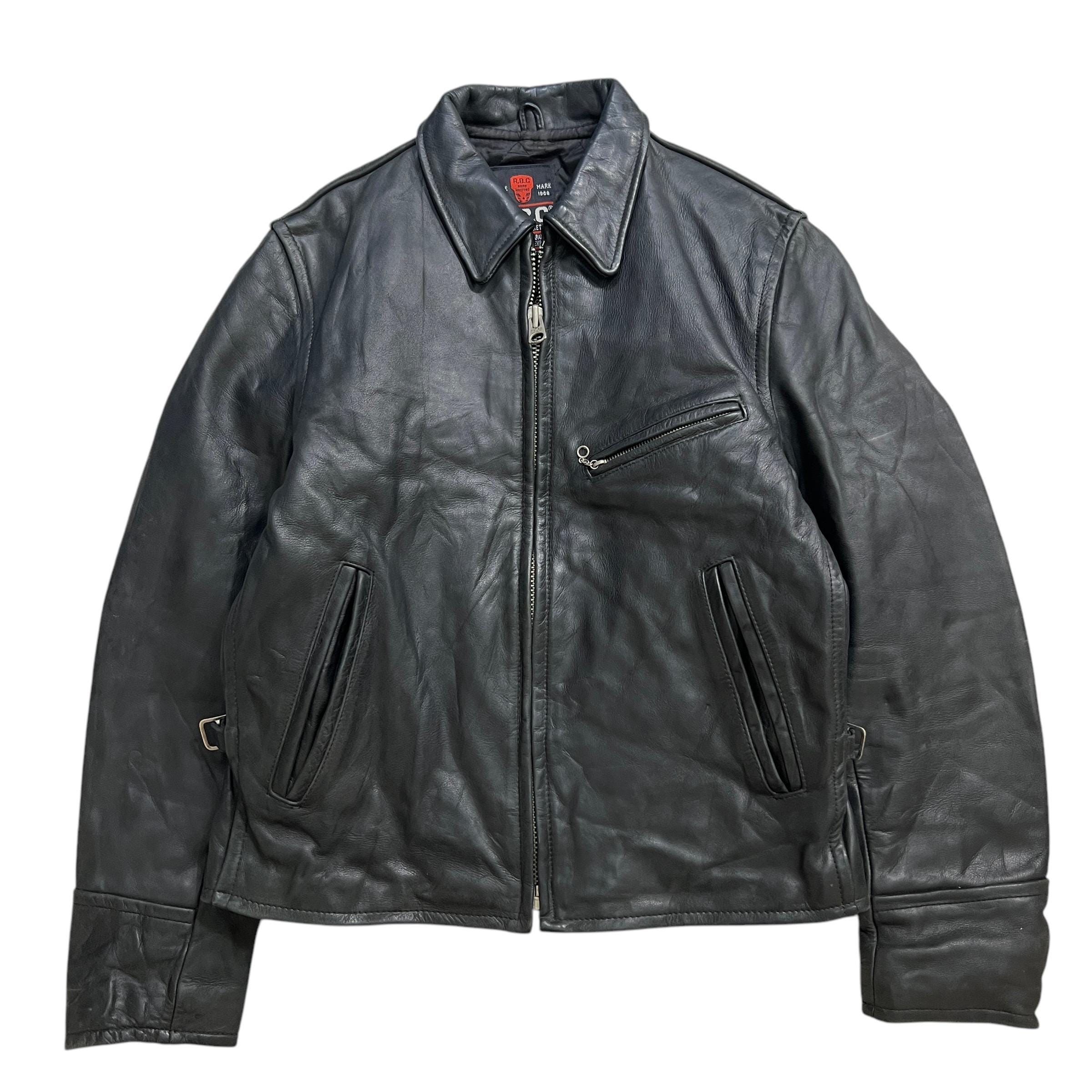 Vintage RBC Legend Steerhide Leather Cafe Racer Jacket (size S/36