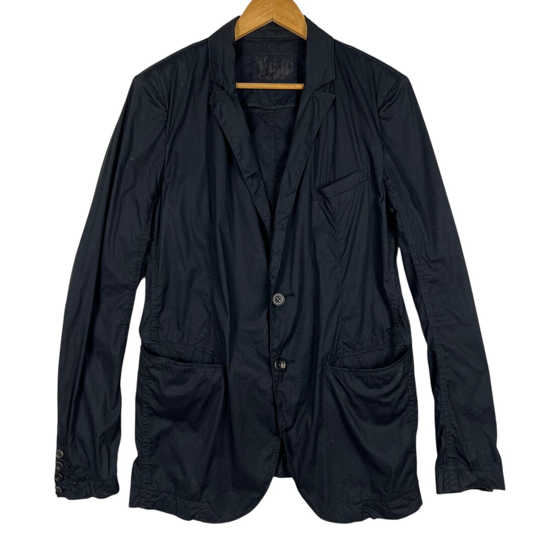 L.G.B. Le Grand Bleu Maniac (LGB) Black Puckering Jacket Avant