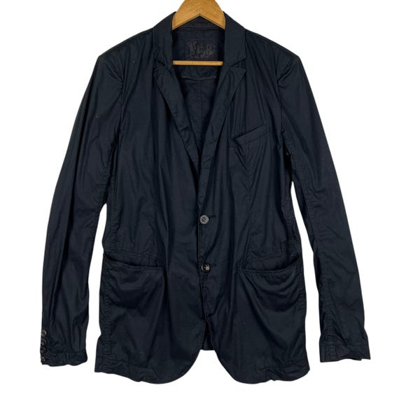 L.G.B. Le Grand Bleu Maniac (LGB) Black Puckering Jacket Avant