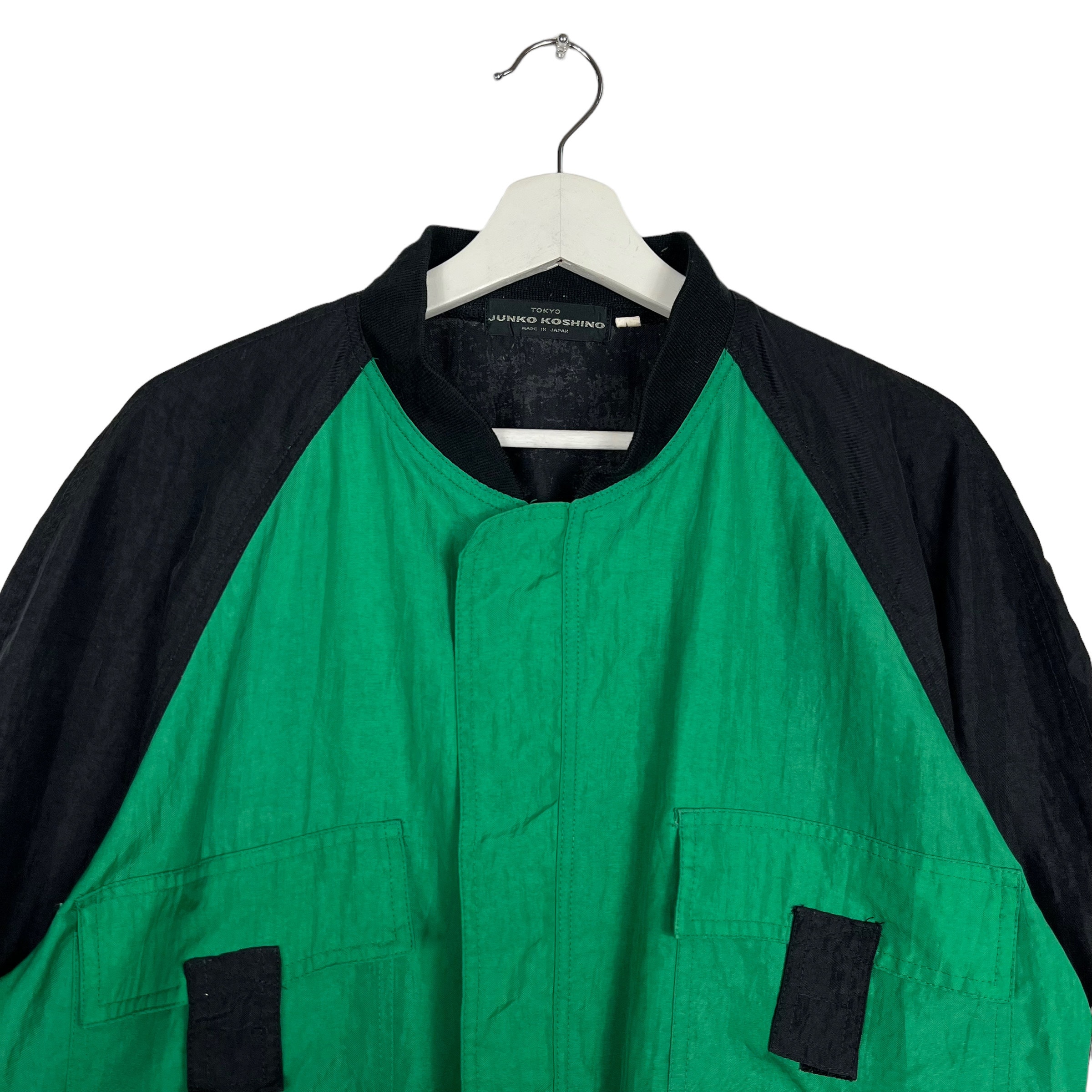 Vintage 80s Junko Koshino Tokyo Fashion Show Bomber Jacket Made in 