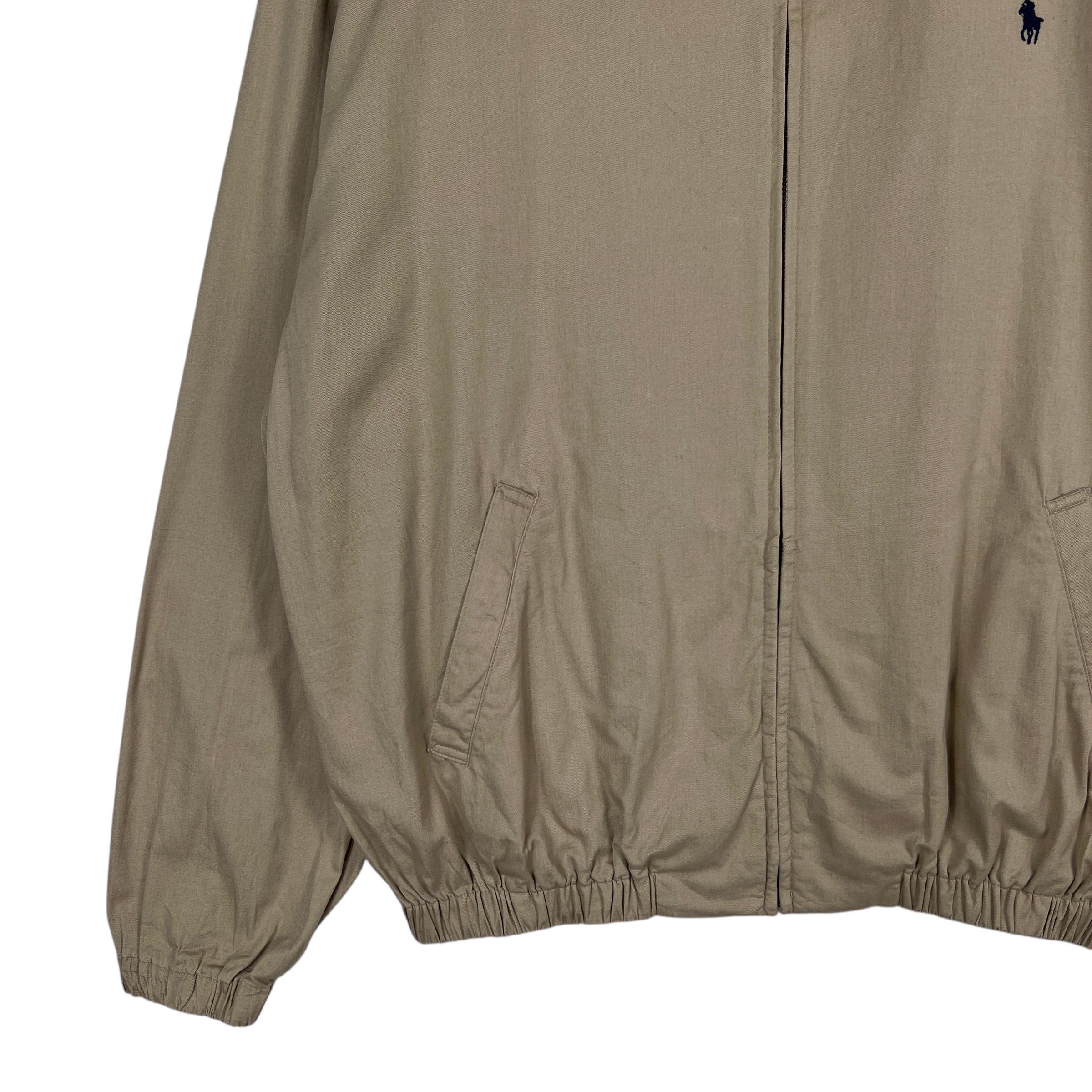 Vintage Polo Ralph Lauren Biege B-swing Harrington Casual Jacket