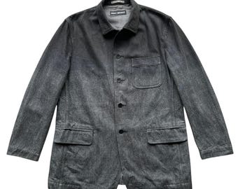 Vintage Issey Miyake Men's Cotton Jacket, Avant Garde