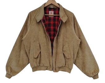 Vintage 80s G9 Baracuta Harrington Jacket Made in England Brown
