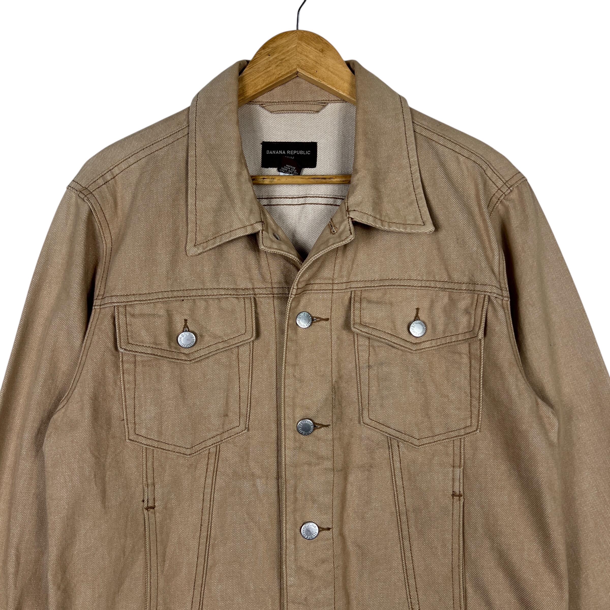 Vintage Banana Republic Denim Trucker Jacket Size M - Etsy