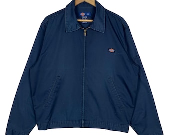 Chaqueta de trabajo vintage Dickies azul marino, talla M