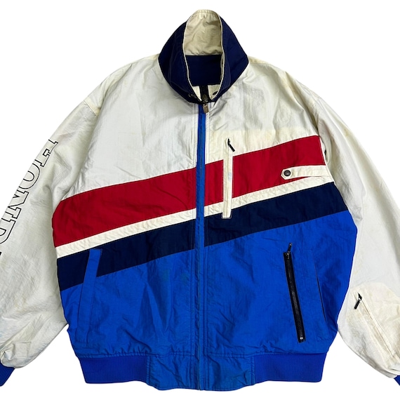 80s Vintage Honda Racing Team Reversible Bomber Jacket Size L Made
