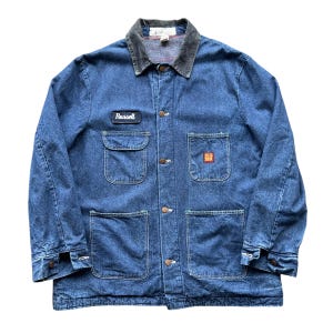 Vintage Big Ben Blanket Lined Denim Chore Coat Jacket Men
