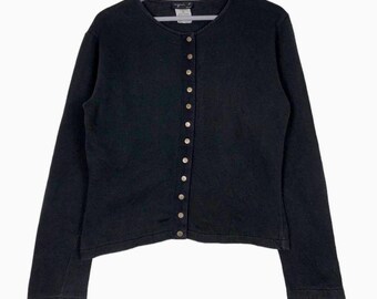 Cardigan pression Agnes B vintage - Fabriqué en France - Taille 2