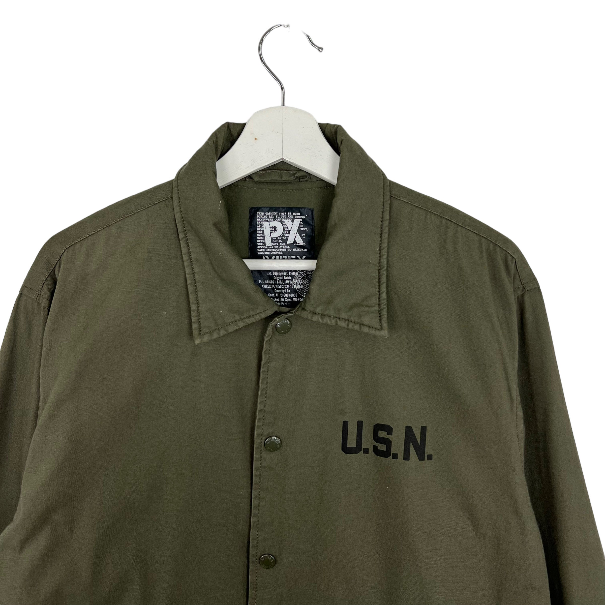 USN Avirex コーチジャケット - サイズM - Etsy 日本